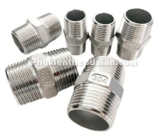 So sánh kép ren inox ren trong, ren ngoài và kép ren thẳng